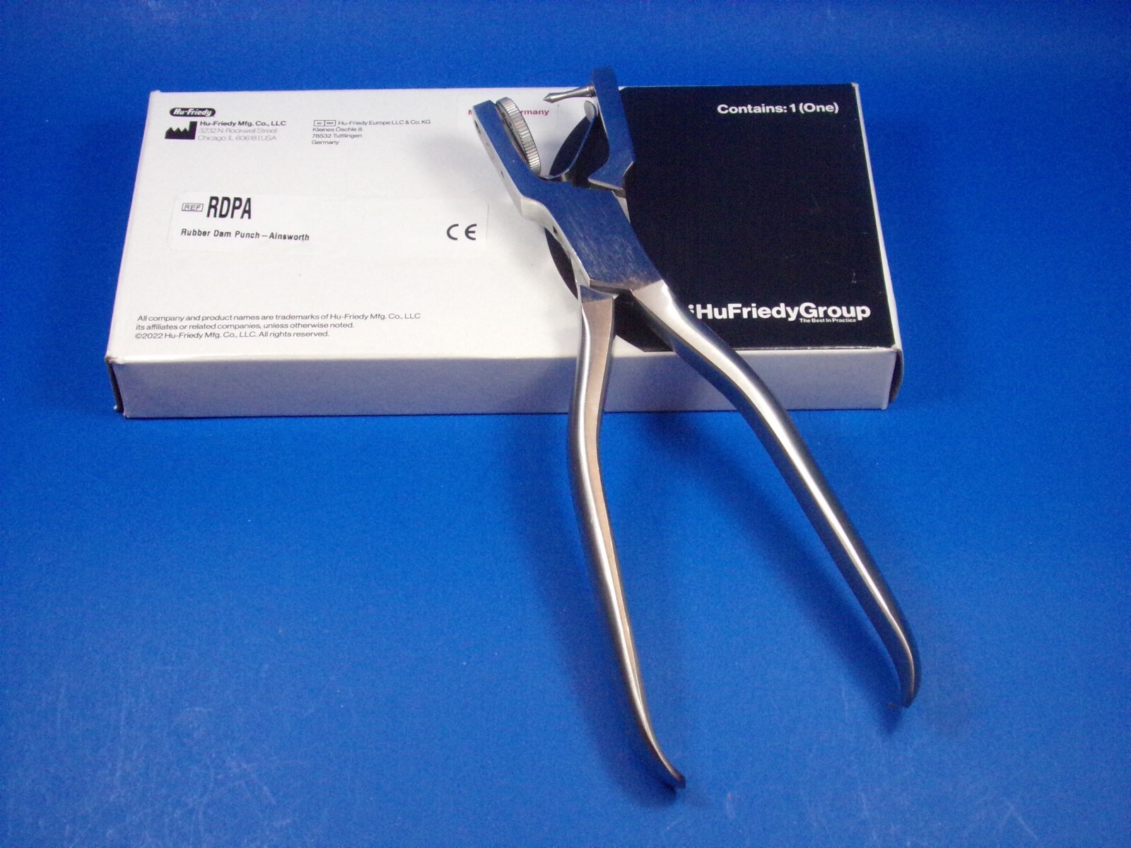 Ainsworth Rubber Dam Punch Dental Instrument RDPA HU FRIEDY