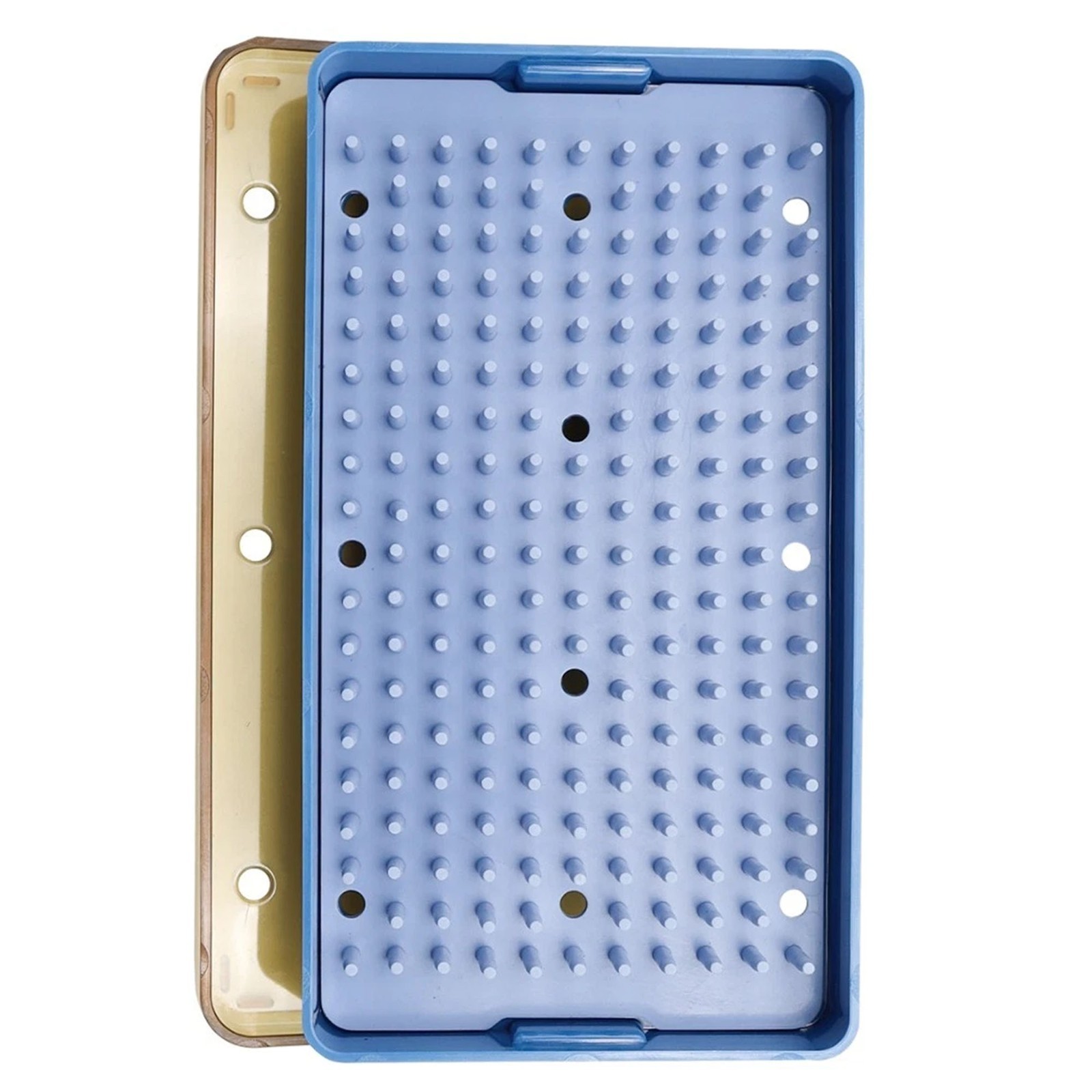 Sterilization Plastic Tray 160 x 90 x 22mm Disinfection Box Surgical Instruments