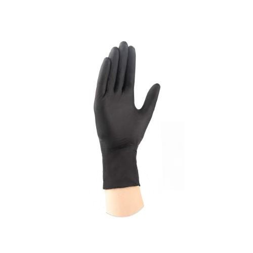 Food Handler Safe Hand M2650025 Small Powder Free Black Nitrile Gloves