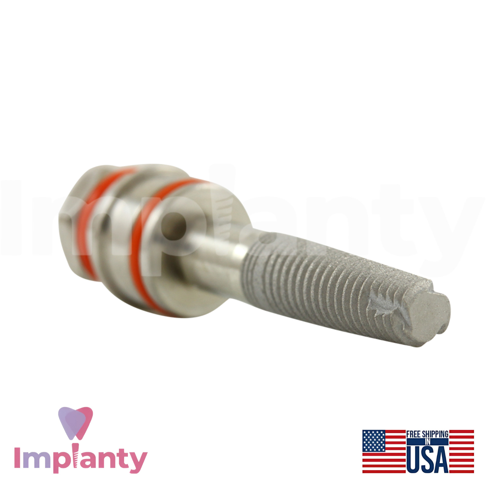GDT CFI Cylindrical Titanium Dental Fixture SLA Int Hex 2.42mm Connection