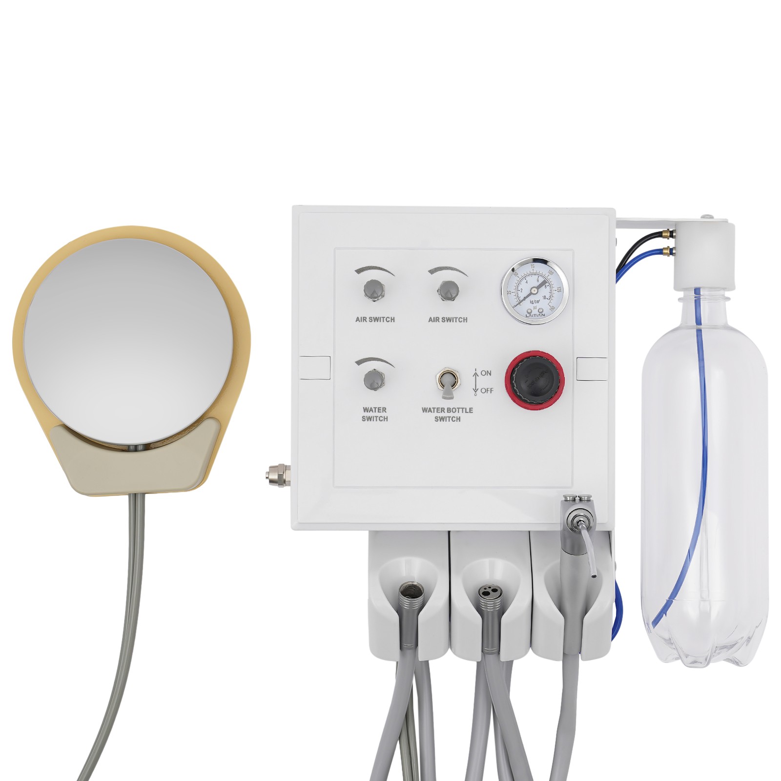Wall Mounted Work Portable Dental Delivery Turbine Unit 4 Hole Dental Industrial