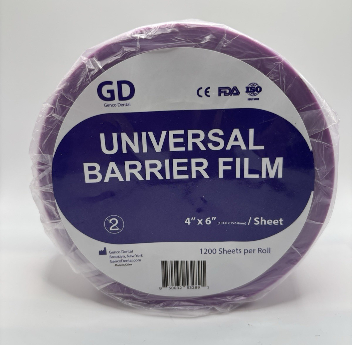 Barrier Film 4″ x 6″ Protective Plastic Adhesive Barrier Film Tape Purple