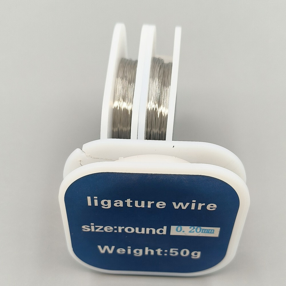 50g Dental Medical Wire Line 0.2/0.25/0.3mm 50g Plastic And Stainless Steel Roll