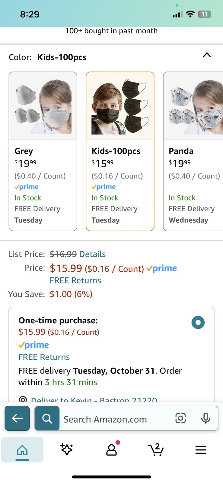 Disposable Child Protective Mask