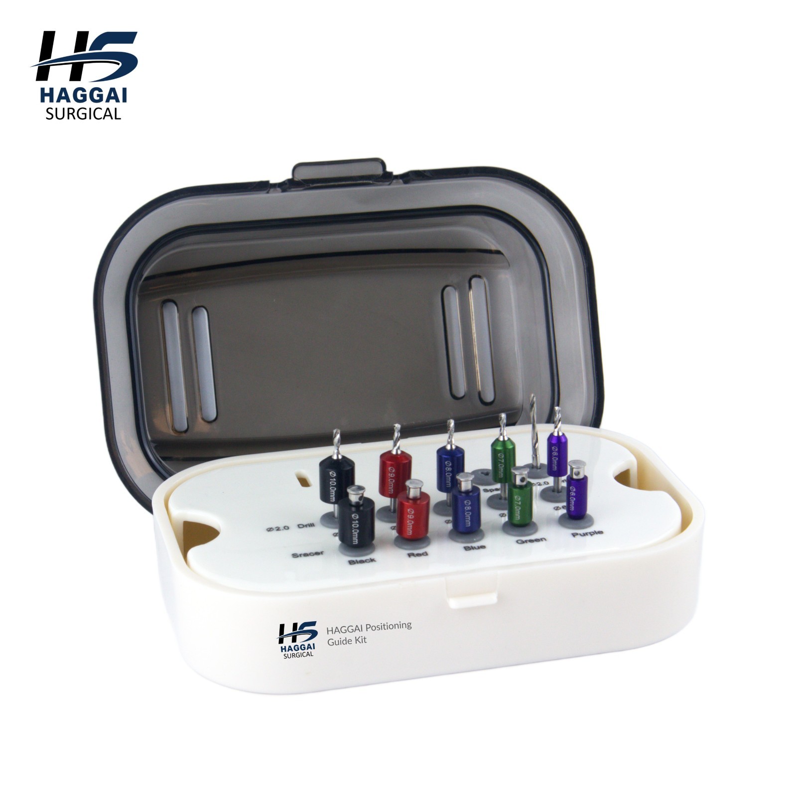 Dental Implant Guide Kit ∅6.0–10.0 | Osteotomy Positioning & Spacing Tools