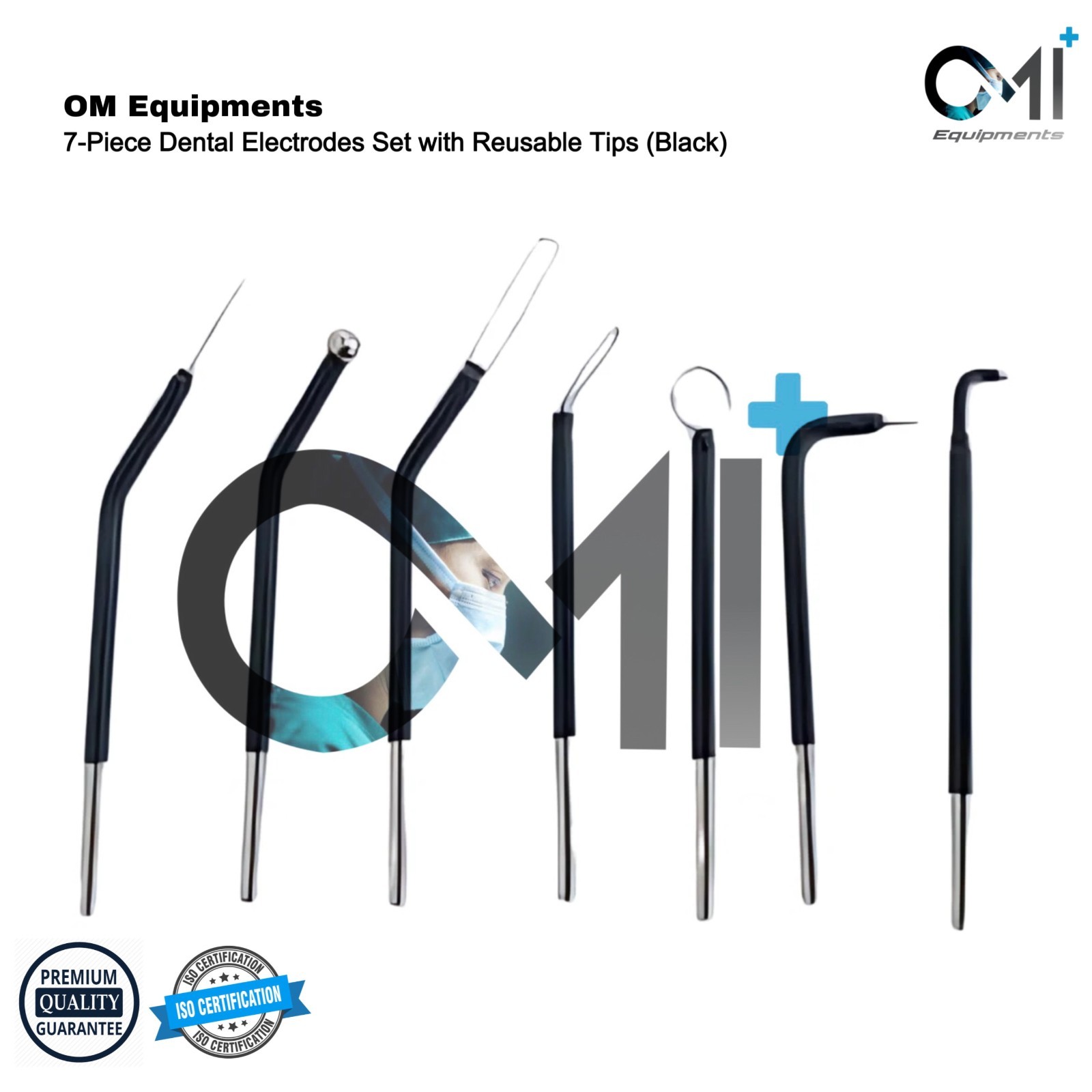New!! Bonart Electrode Set For The ART-E1 Electrosurgery 7 Tips – Dental Surgery