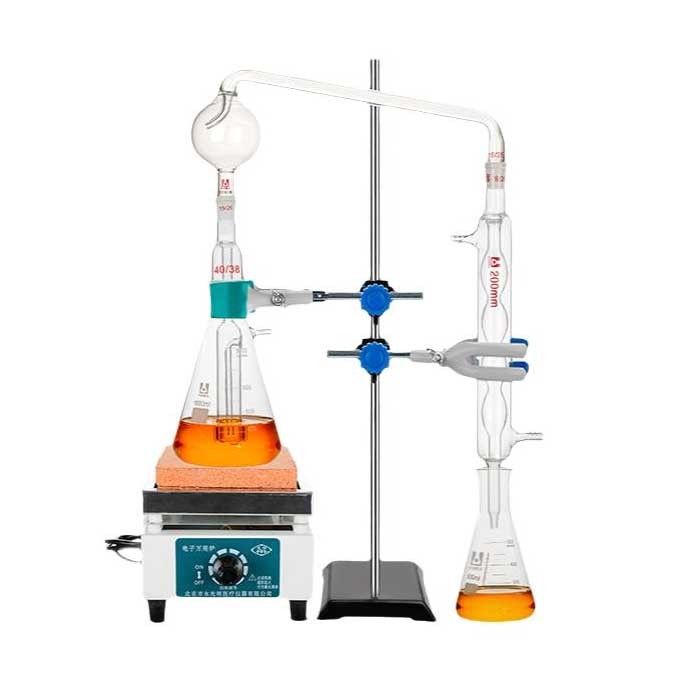 Volatile Acid Glassware Set 1000-2000ml Boiling Distillation Chemistry Lab Kit