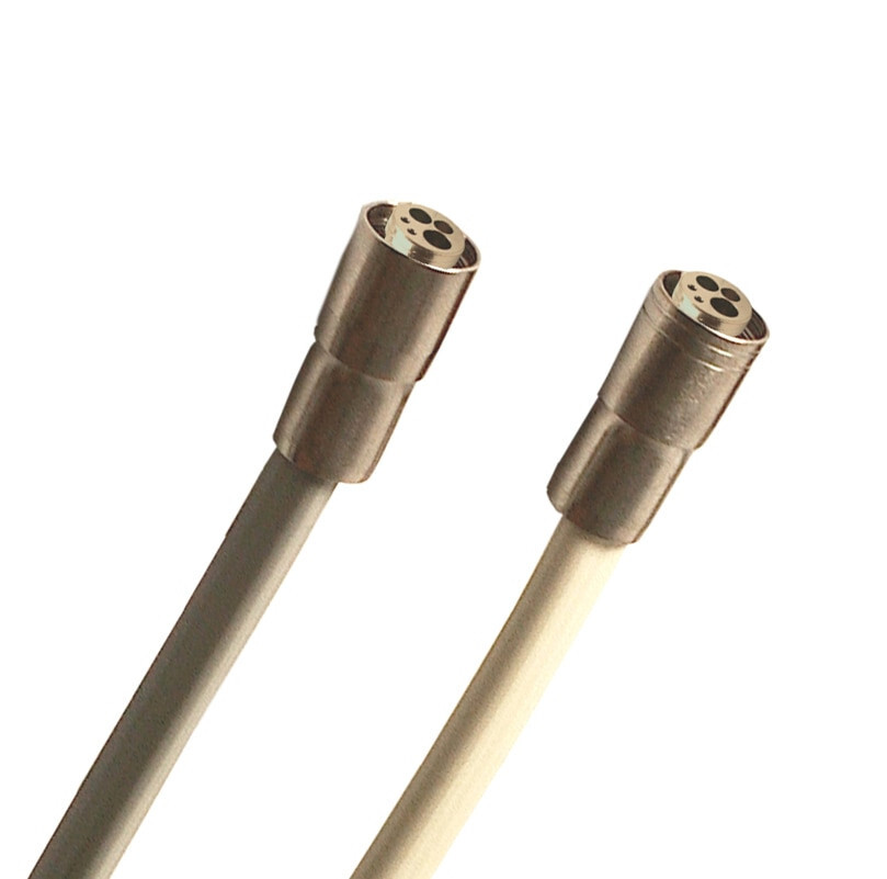 x4 Beaverstate 114-139 3 hole borden asepsis tubing, straight gray