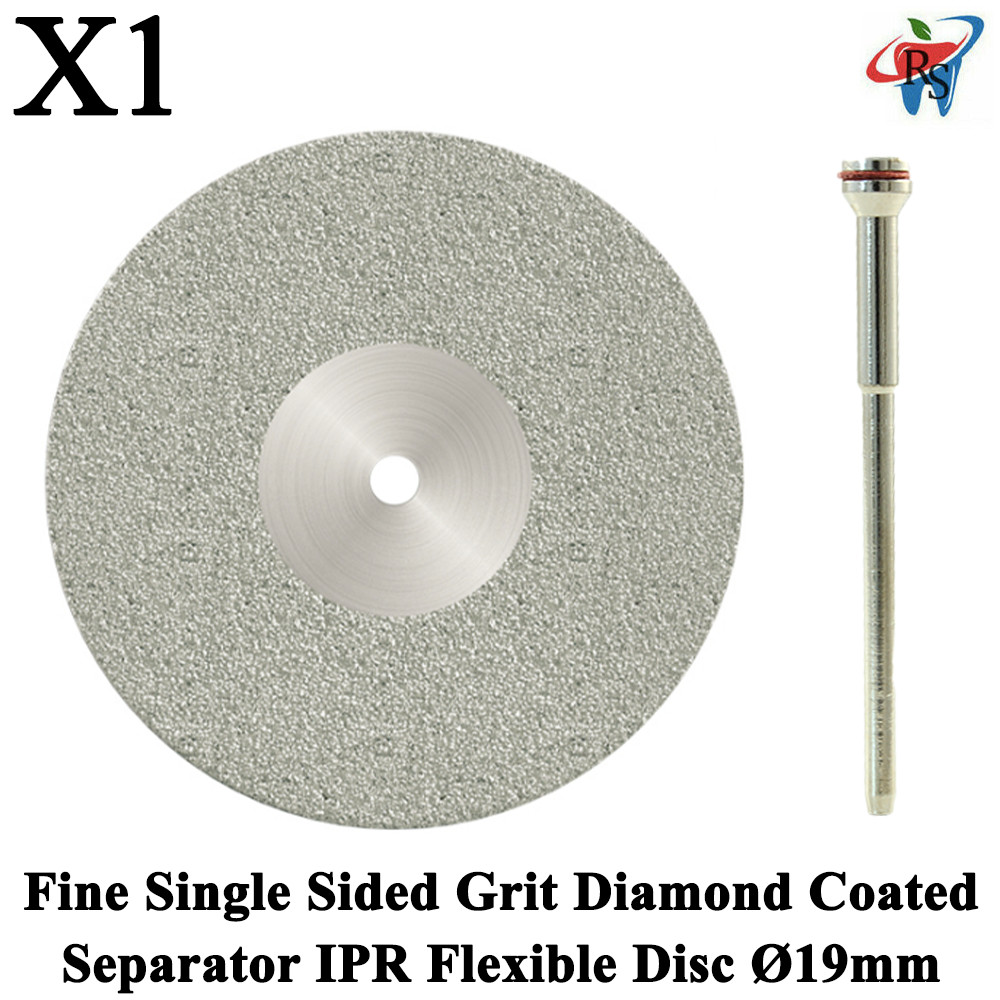 1pcs Fine Single Sided Diamond Coated Grit Disc For IPR Ø19mm Thickness 0.19mm