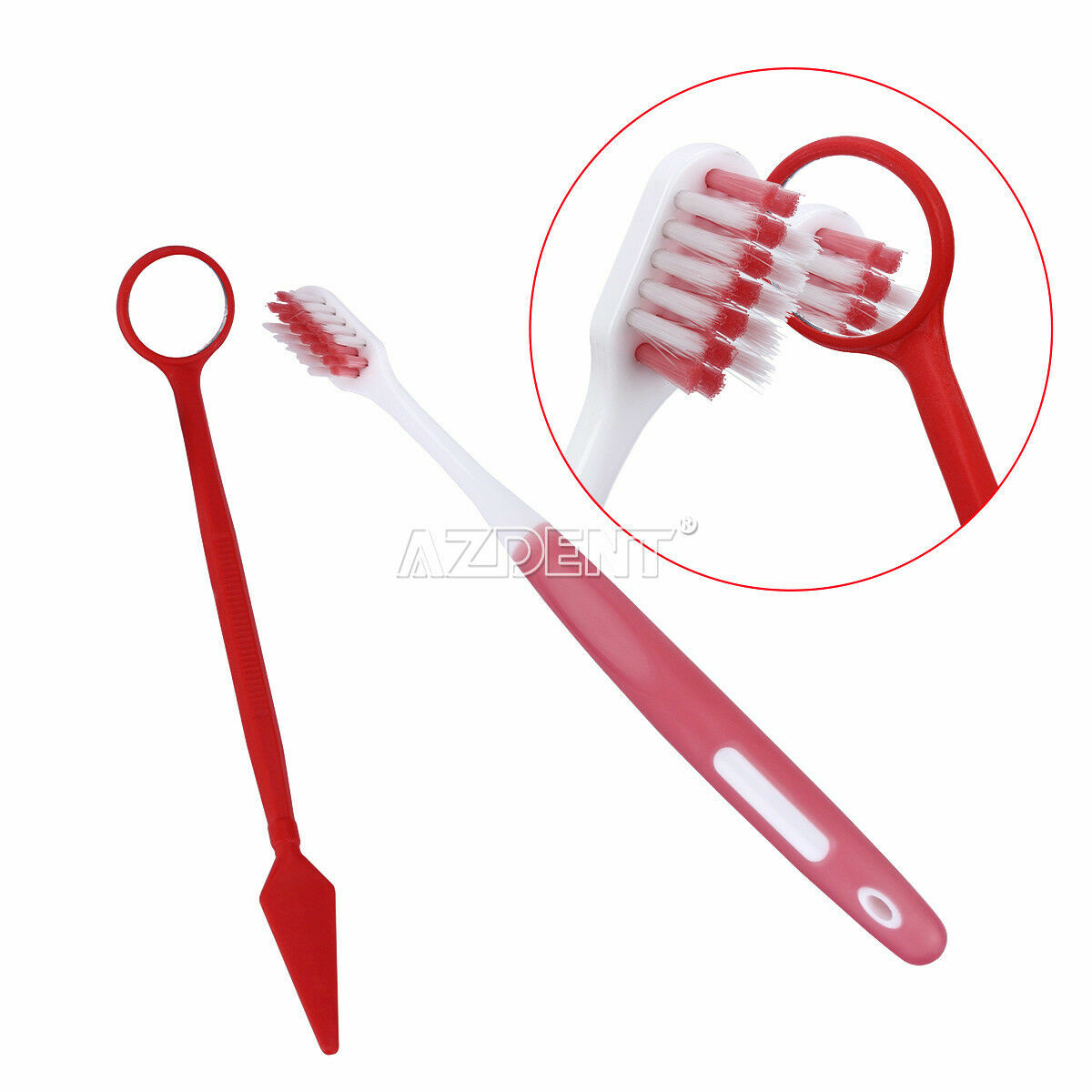 Dental Orthodontic Tooth Brush Set Interdental Brush Floss Mirror Travel Kits