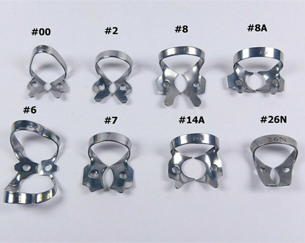 Dental Rubber Dam Clamps Clip Endodontic Surgical Instruments Stainless Steel