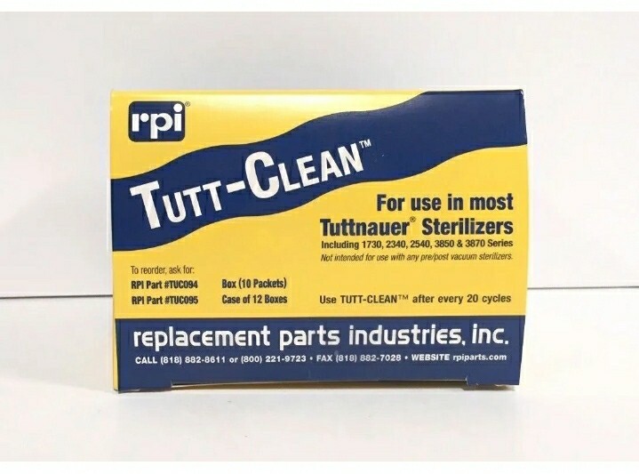 Tutt-Clean Sterilizer Autoclave Dental Medical Disinfectant Tuttnauer Sci-Can
