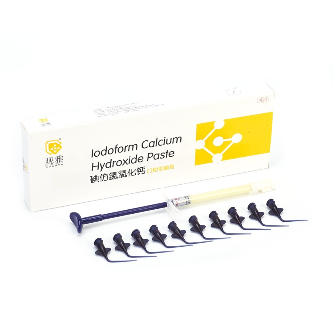 Guanya Iodoform Calcium Hydroxide Antibacterial Paste 2g Syringe