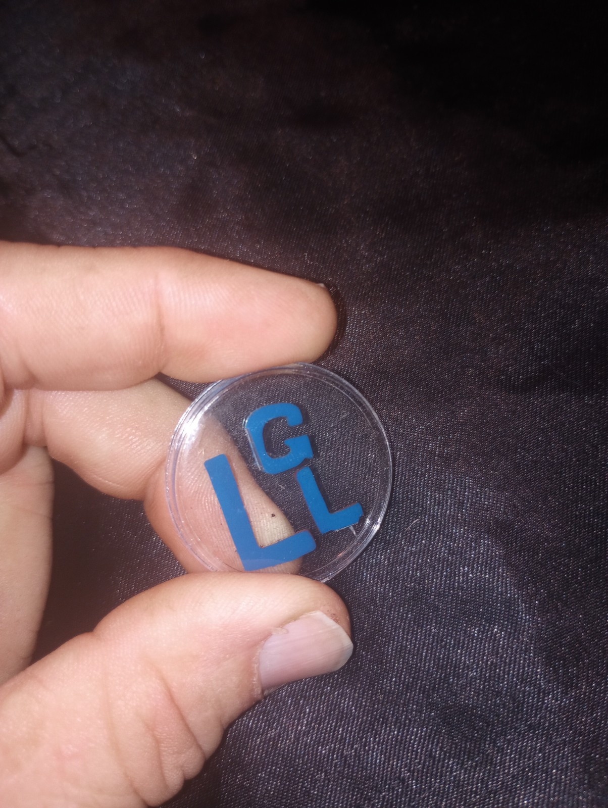 X-ray Markers Red And Blue With Initials GL One Set.