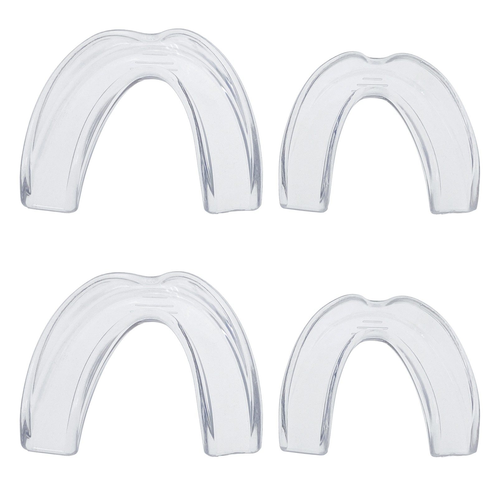 Mouth Guard for Grinding Teeth at Night,Night Guards 4pcs/set, Colourless