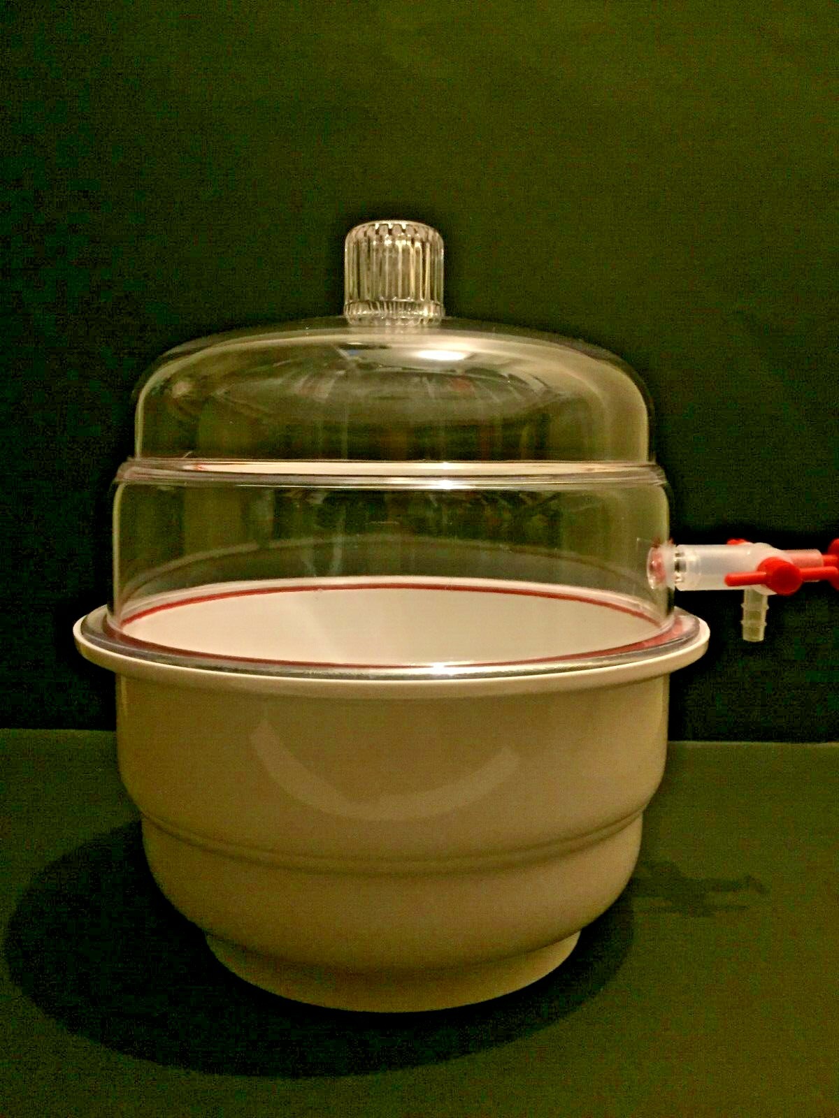 Desiccator Vacuum Dessicator 200mm Fully Autoclavable – PP – PolyLab -1 Each