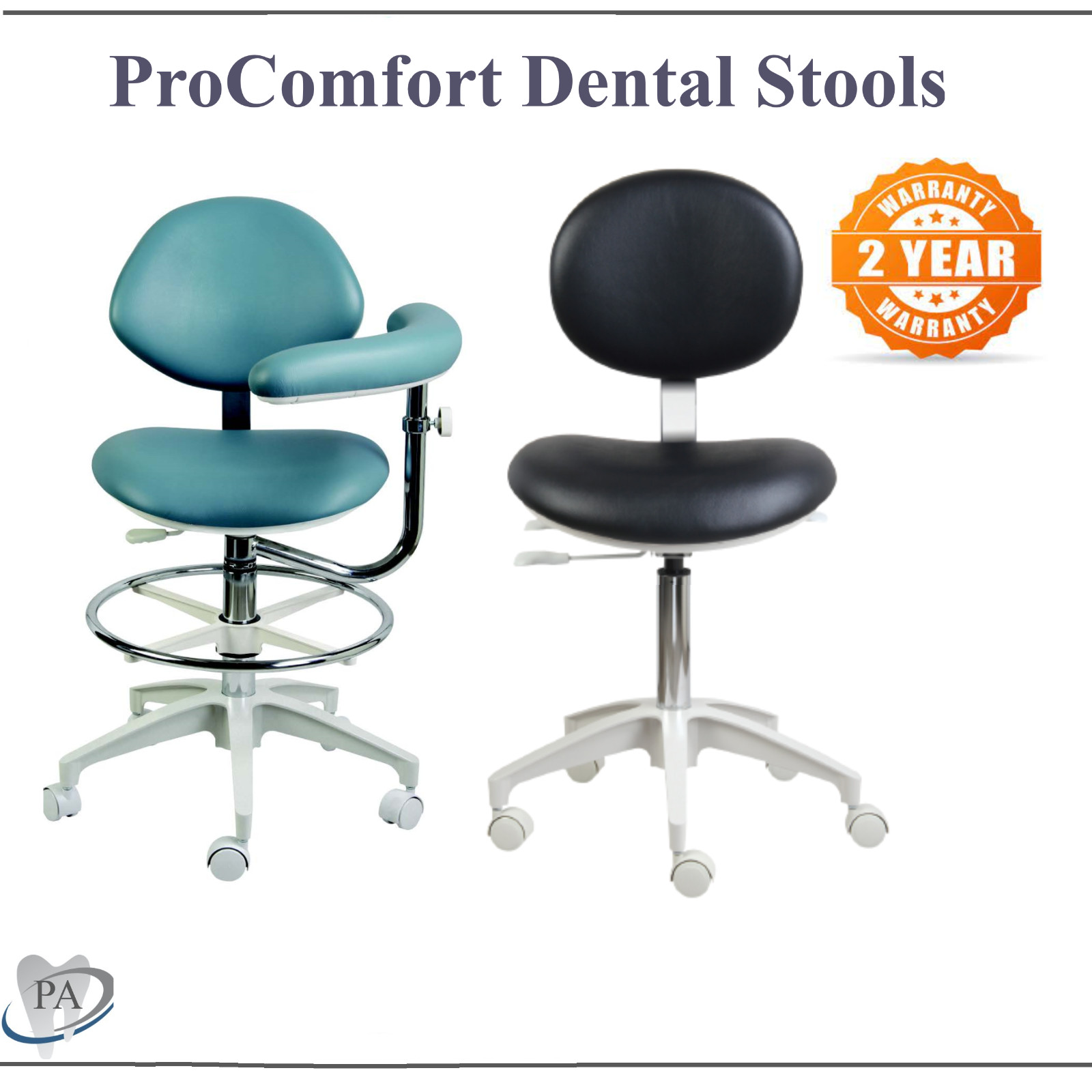 ProComfort Dental Hygienist Stool, Doctor Stool or Doctor ASSISTANT STOOL, USA