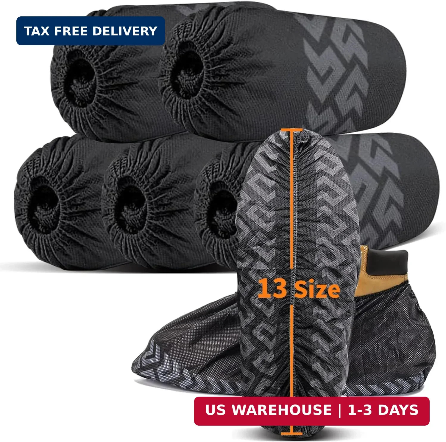 Shoe Covers Disposable, Extra Large 50 Pack, Non-Slip Indoor | Oversized, Non-Sl