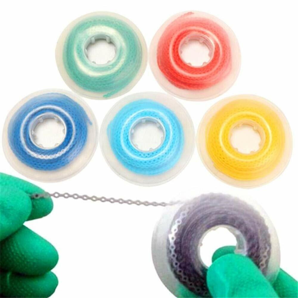 5 x Orthodontic Power Chain Braces Ultra Chain Short type Random Color