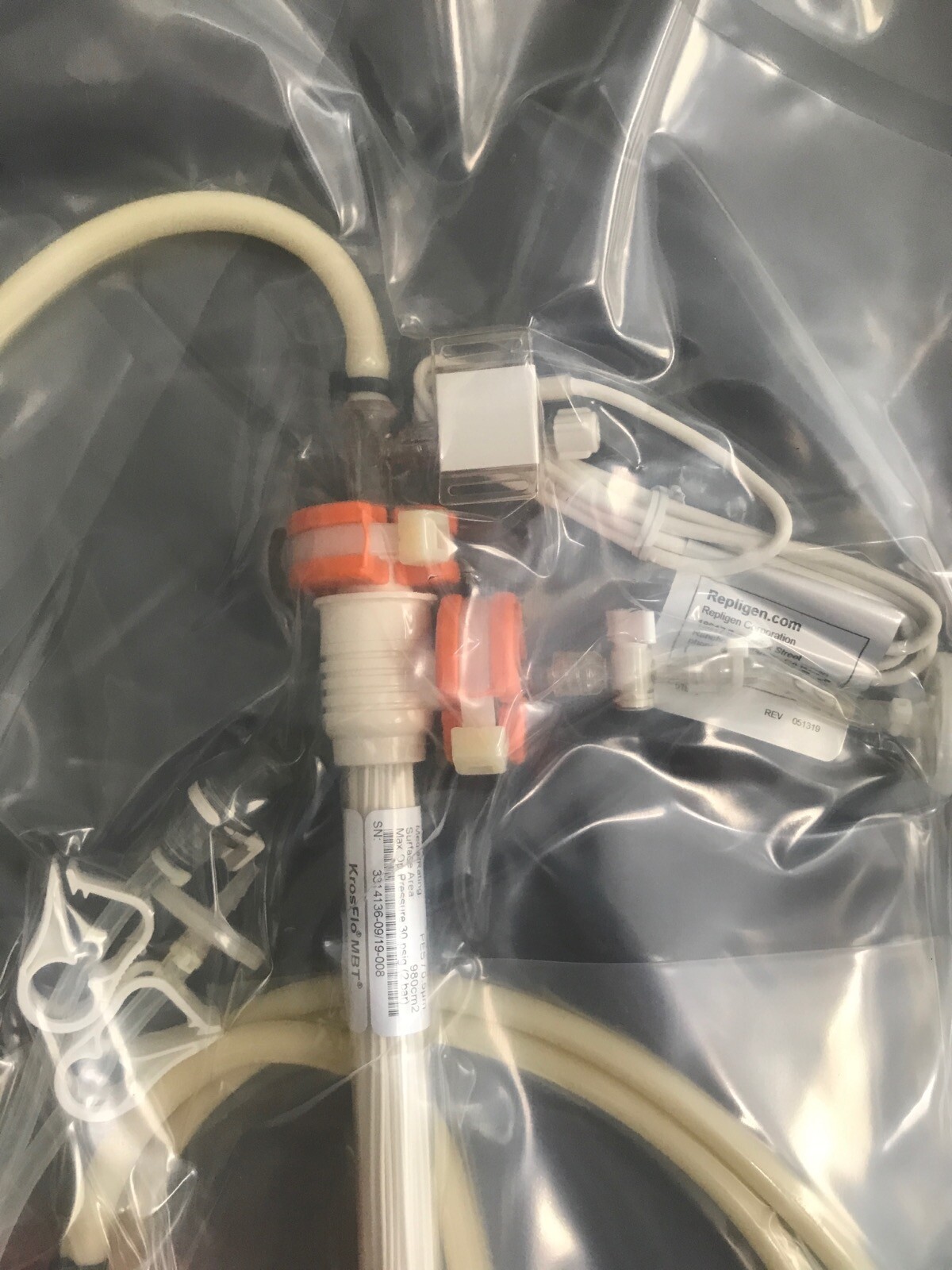 REPLIGEN KrosFlo MBT Disposable Module Bag Tubing Set w/Membrane EZS04P50U10P01I