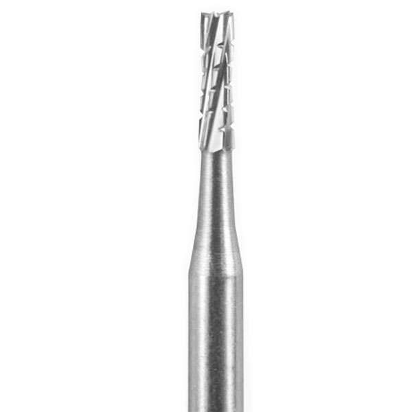 Cargus FG #556 Straight Fissure Crosscut Carbide Bur, 10/Pk