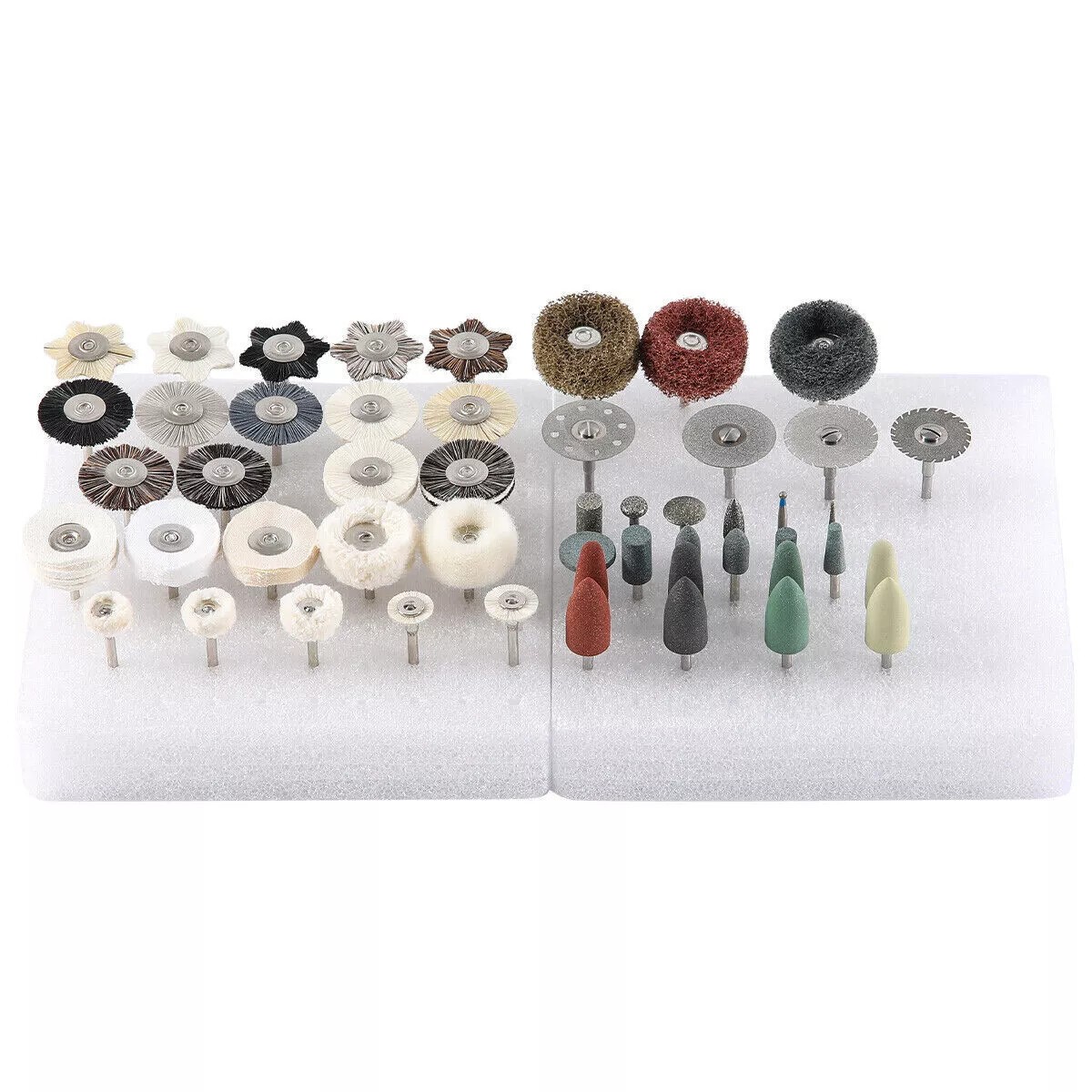 35Pcs/51Pcs Dental Polishing Kit Diamond Burs Brush Composite Ceramics Porcelain