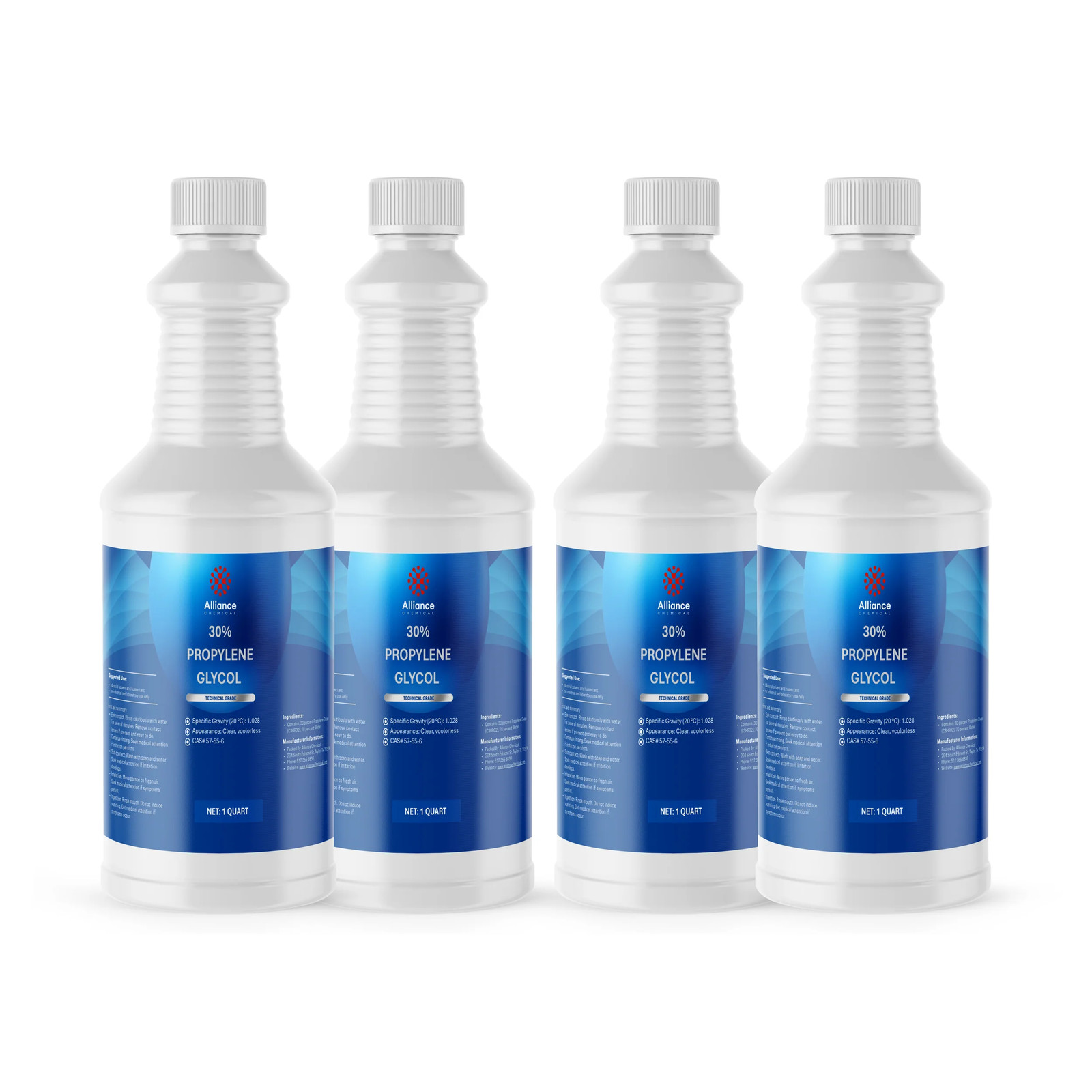 30% Propylene Glycol Technical Grade – 4 Quarts