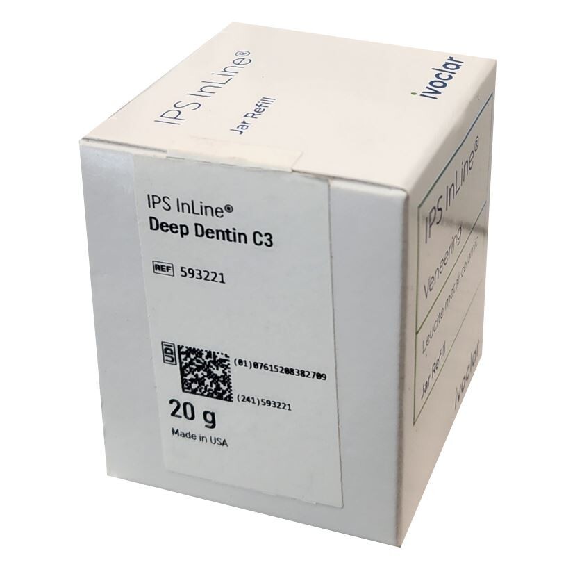 *1-Pack* Ivoclar Vivadent IPS InLine Deep Dentin A-D C3 20g Refill 593221