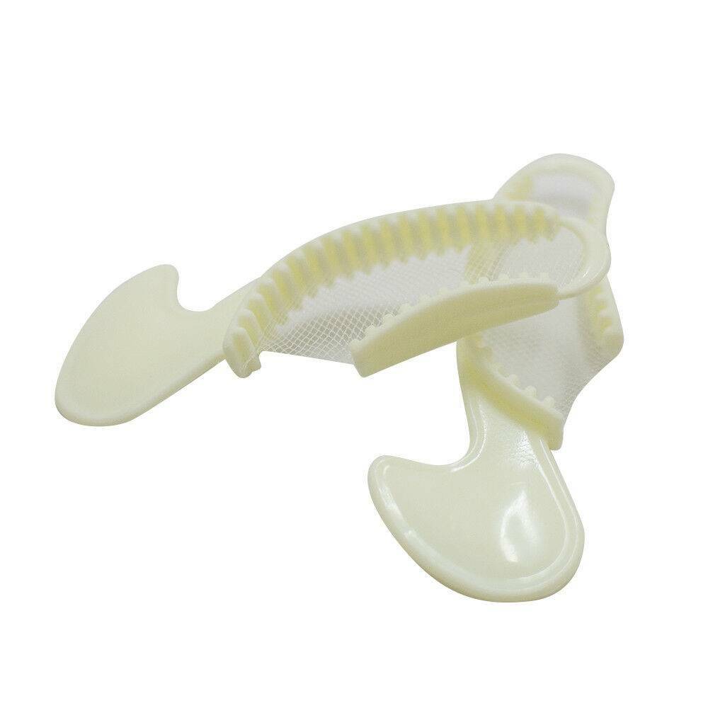 20Pcs Dental Impression Trays Bite Registration Polybite Trays 3-Way Choose Size