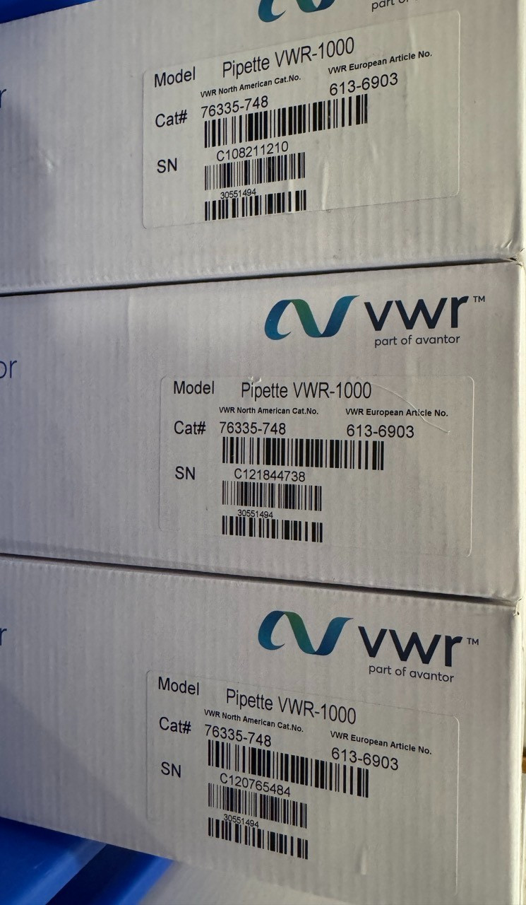 (18qty) VWR Ergonomic LTS Compatible Single Channel Pipettes Cat# 76335