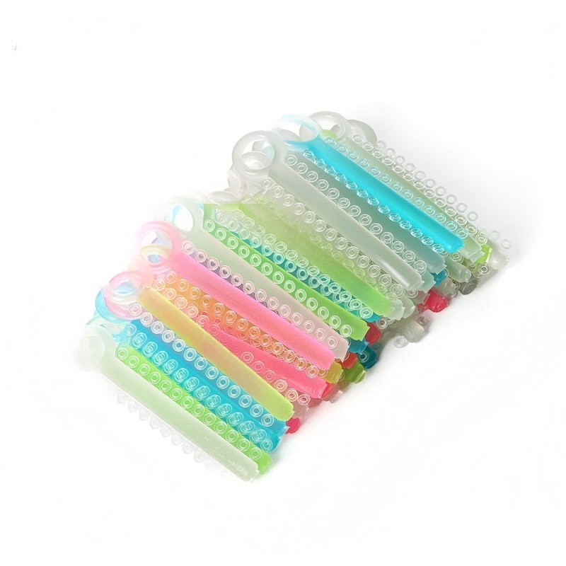 Dental Orthodontic Night-Light Luminous Elastics Ligature Ties Bands Power Chain