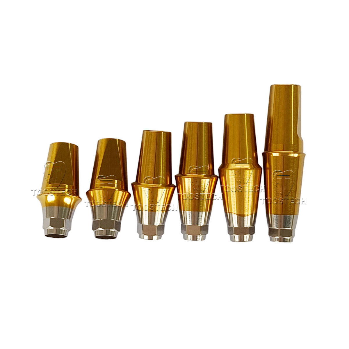 Titanium Straight Cemented Abutment D4.5/5.5/6.5 compatible Den-tium superline