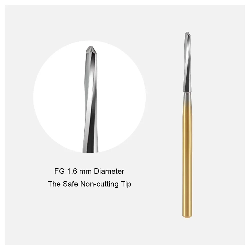 Dental Surgical Tungsten Carbide Burs FG Endo-Z 21-28mm For High Speed Handpiece