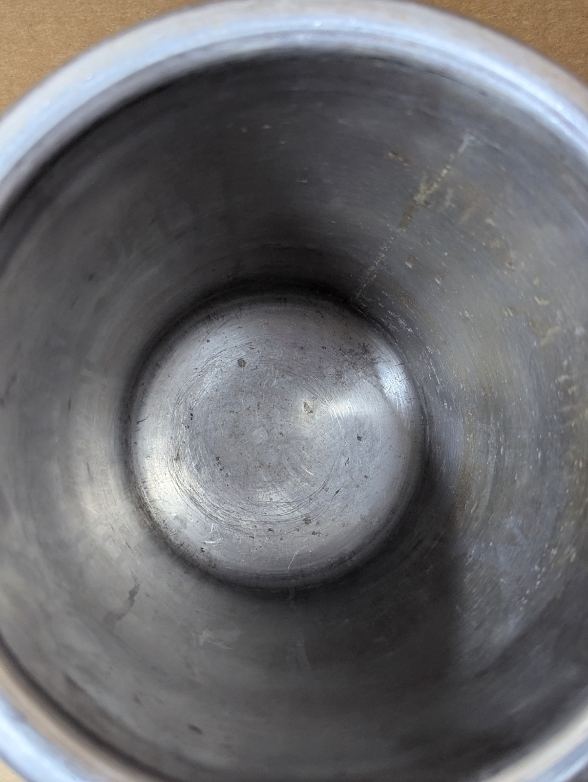 SS Dewar Flask. ID 190mm x 360mm depth. 10 Liters. Pre-owned, good