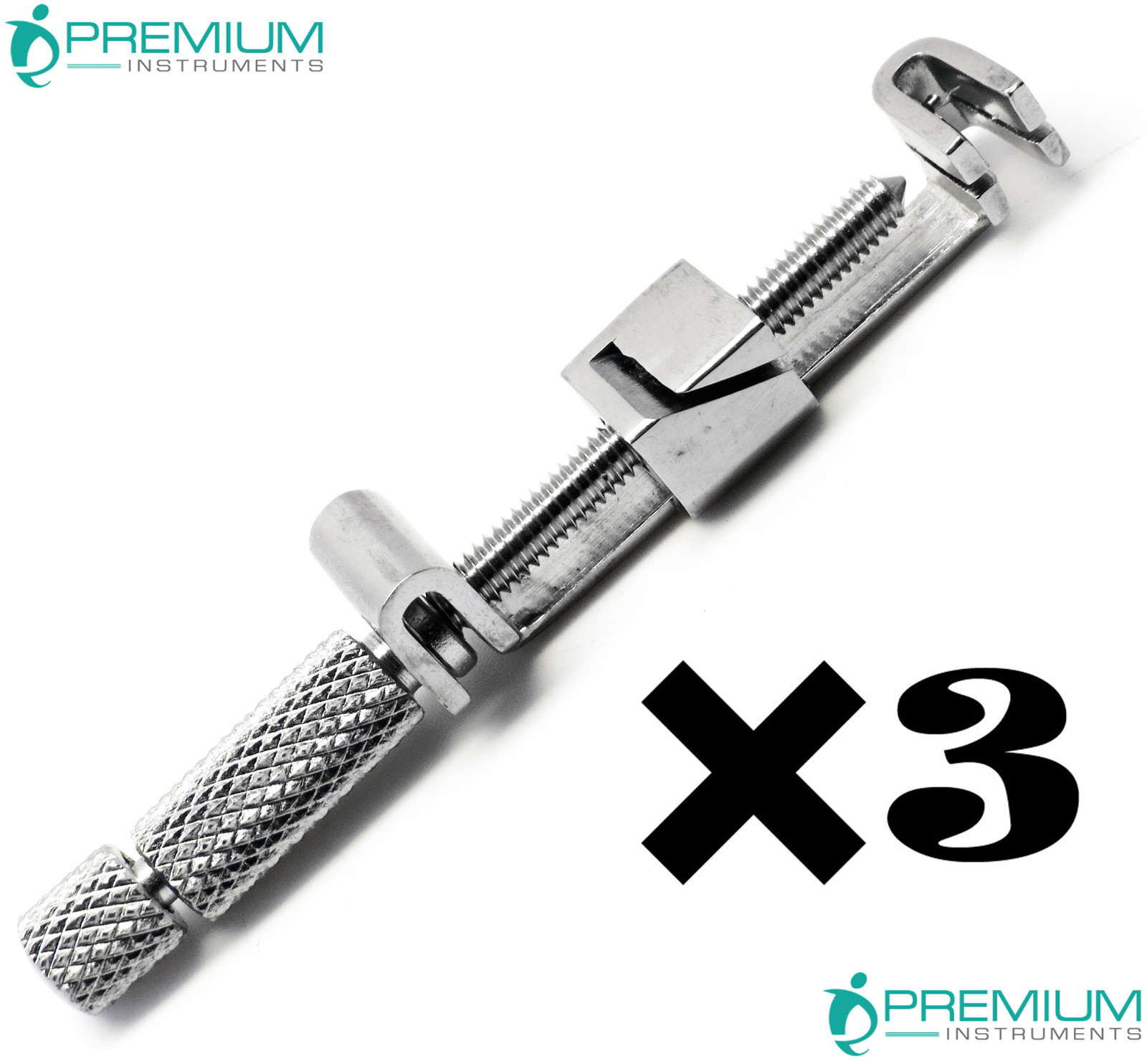 3 Pcs Universal Tofflemire Matrix Band Straight Retainers Clip Dental Instrument