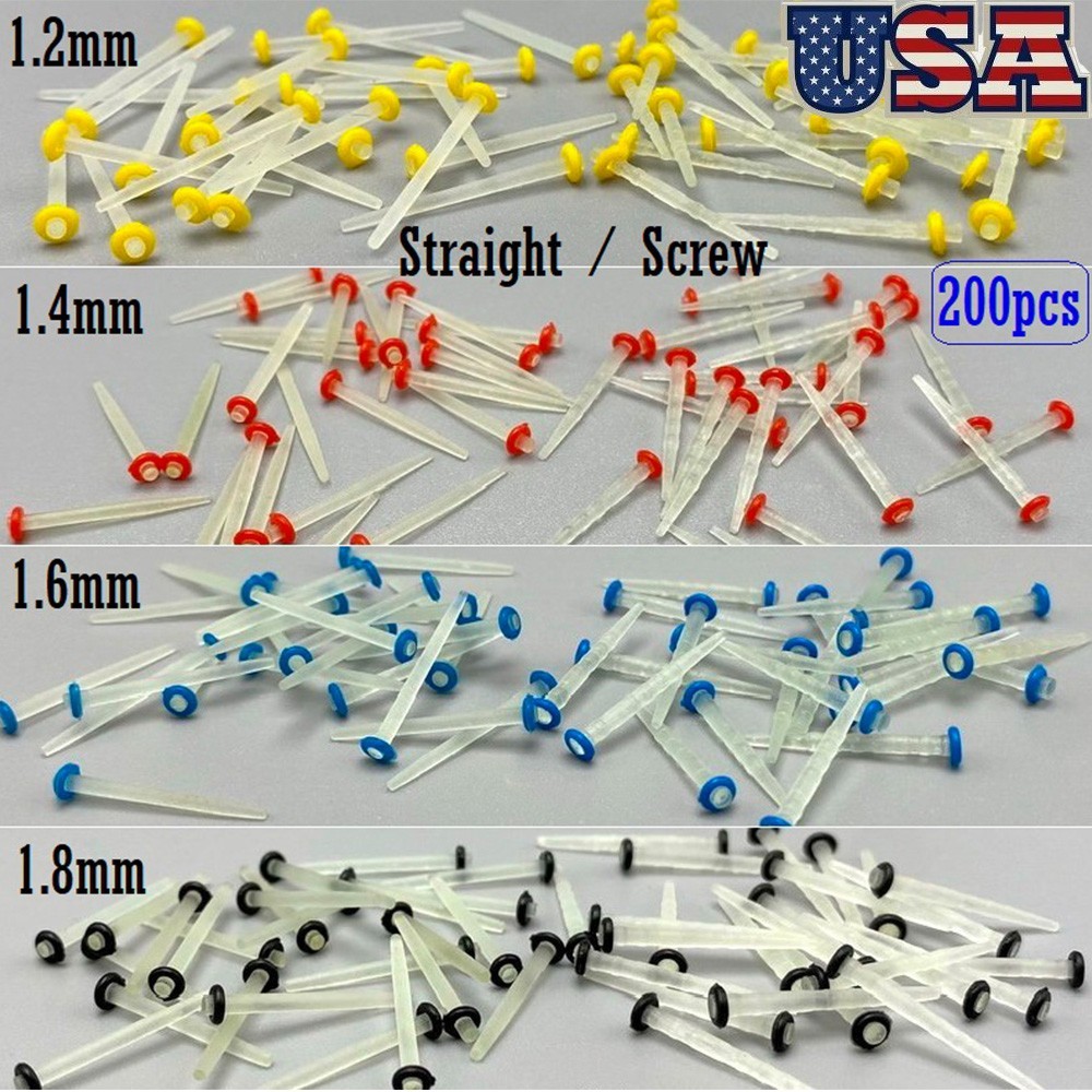 Quartz Fiber Post Dental Fiber Post teeth Restorative 1.2/1.4/1.6/1.8mm 200pcs