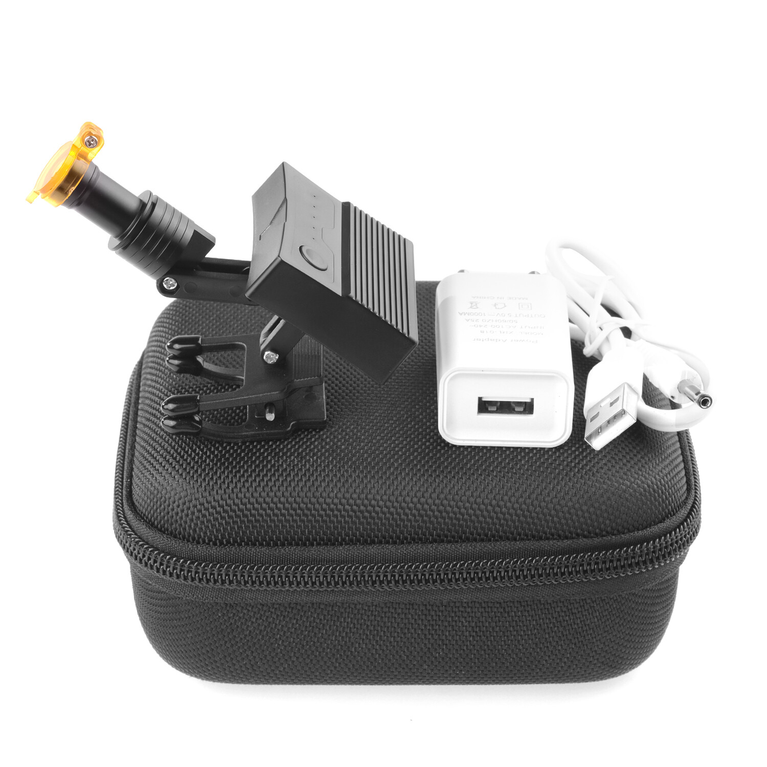Dental 5W LED Wireless Headlight with Optical Filter for Loupe Magnifier HYG-TD1