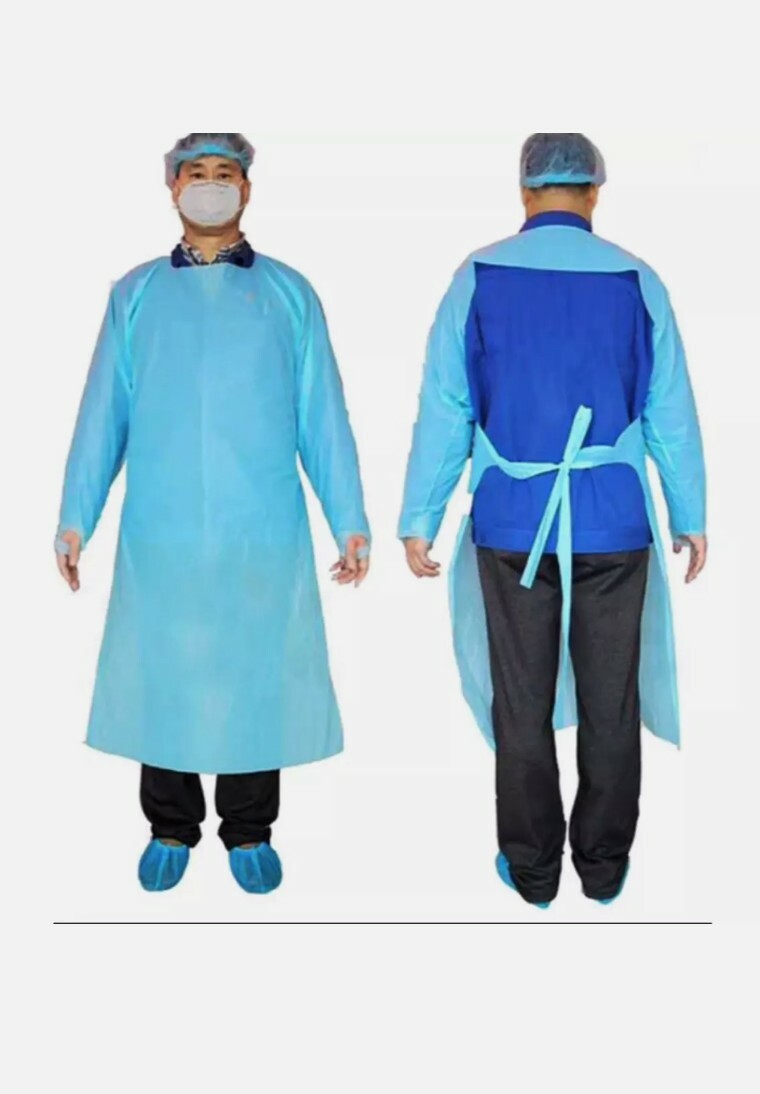 Disposable CPE Level 3 Isolation Gowns 10 pcs Hospital Use Brand New!!