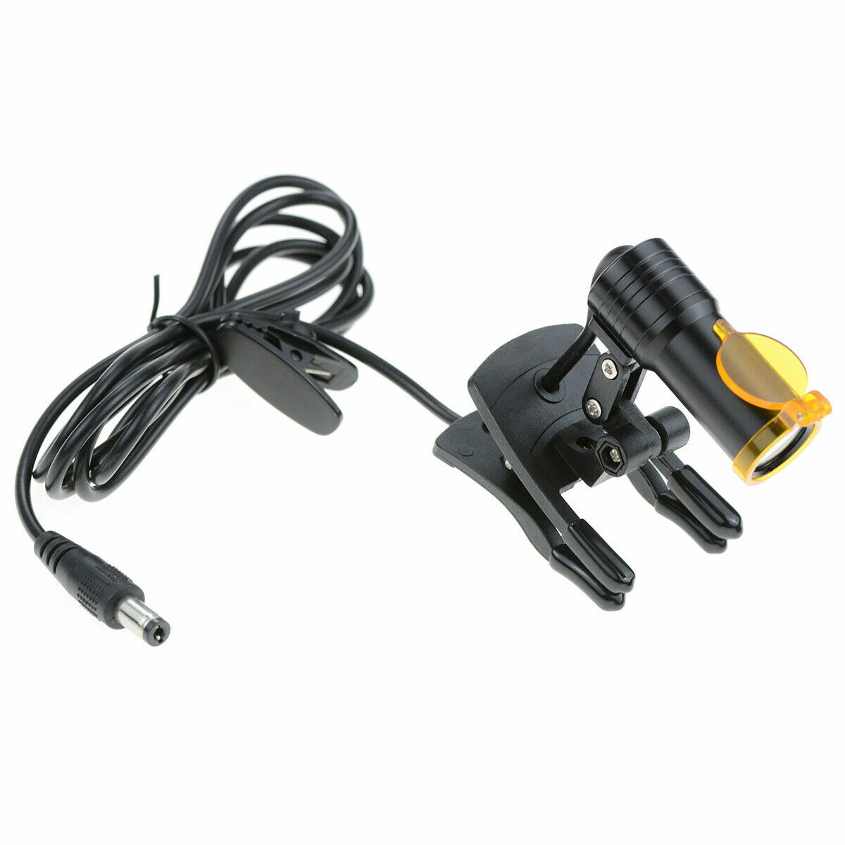 5W Dental Medical LED Head Light with Filter Clip-on Headlight for Glasses Black