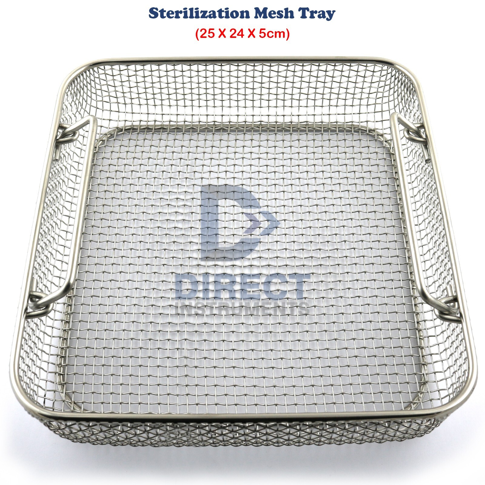 Surgical Sterilization Mesh Tray Cleaning Dental Instrument Holding Wire Basket