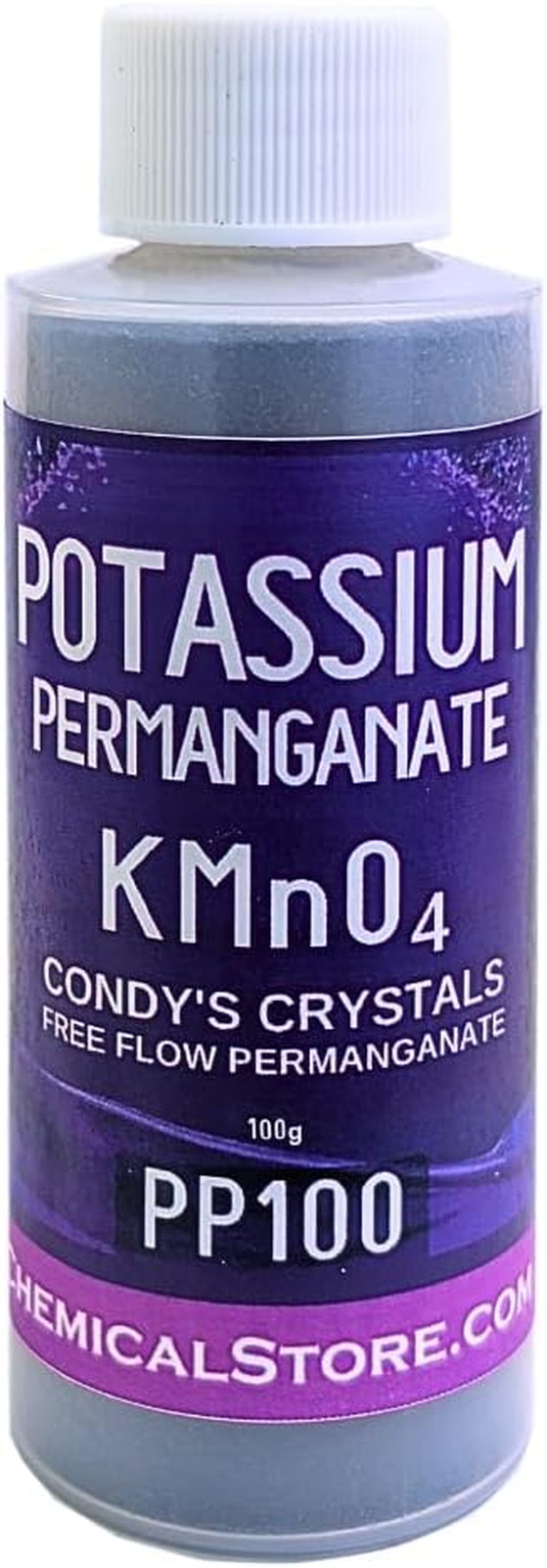 Potassium Permanganate – Condy’S Crystals, (100Gr ~ 3.5Oz) Freeflow, Powder | 9