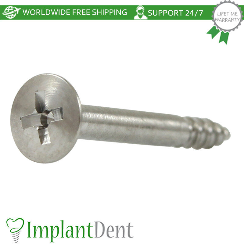 Self Tapping GBR Half Threaded Tenting Screw Titanium Membrane Fixation Dental