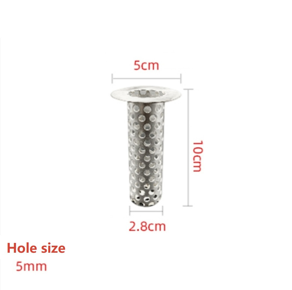 304 Stainless Steel Wire Mesh Cylindrical Shape Filter Strainer Various Size