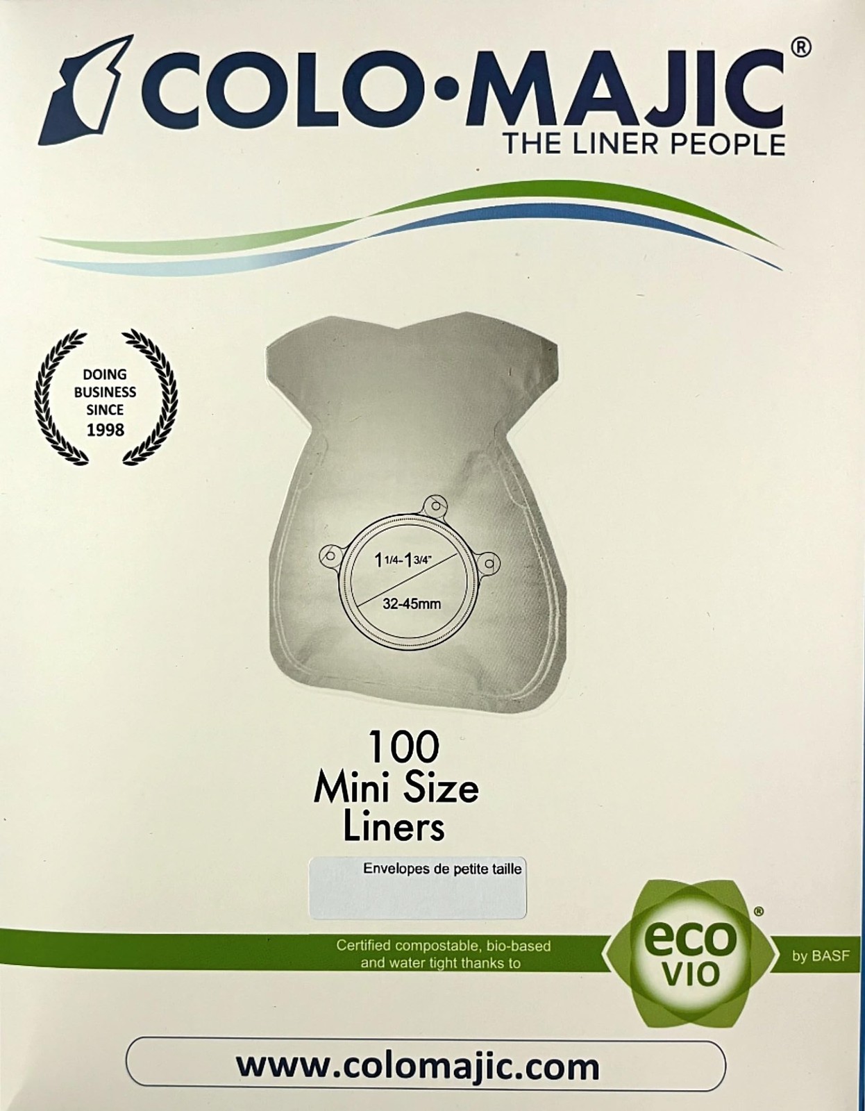 Colostomy Liners – 100-Count Ostomy Pouch Covers – Biodegradable Lin