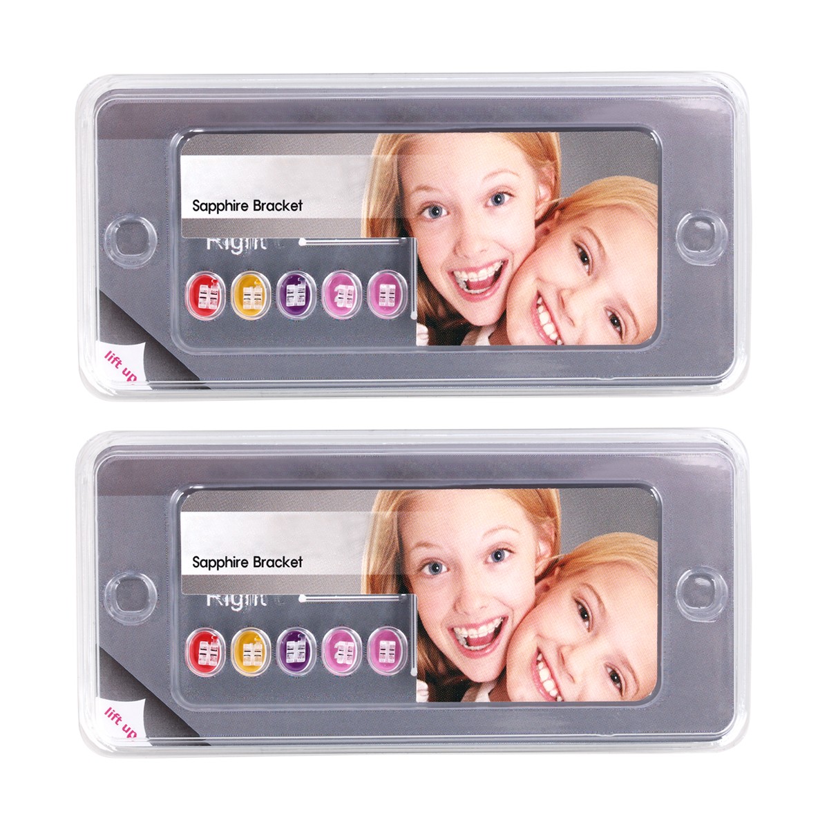 Dental Orthodontic Ceramic Bracket Monocrystalline Mini Roth 022 Hooks 345