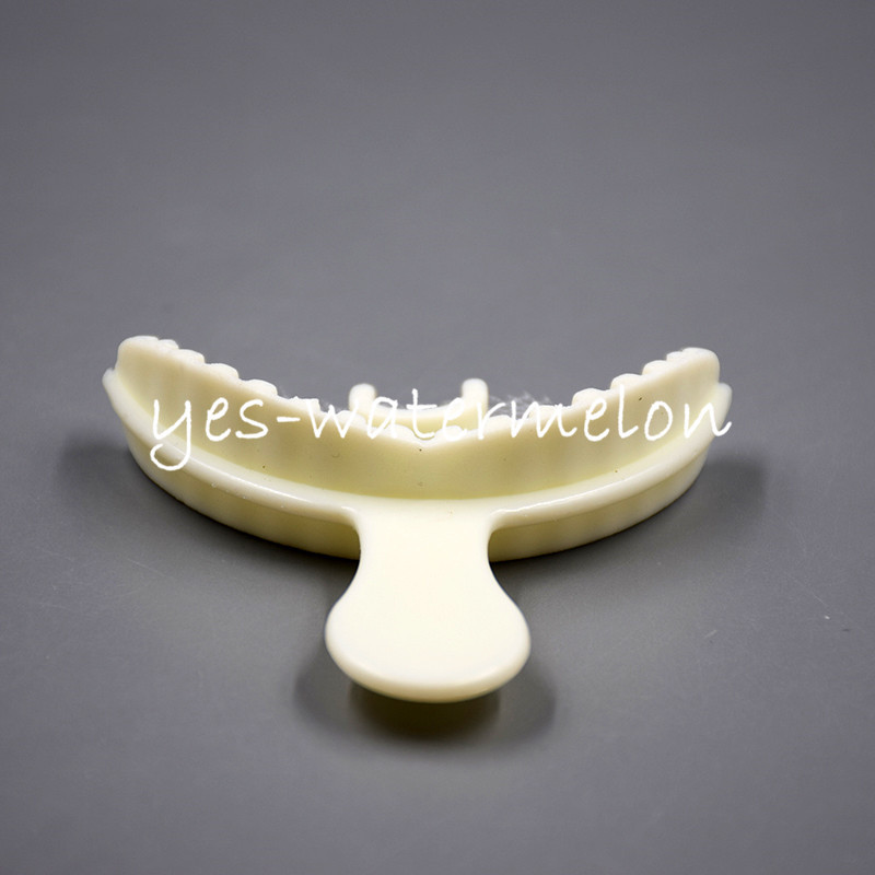 Anterior Bite Registration Tray Dental Disposable Triple Trays 50 Pcs/Pack