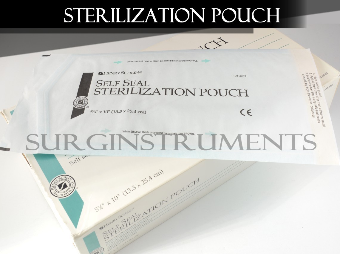 400 Pcs High Quality Self-Sealing Sterilization Bag/Pouch 5.25″ x 10″