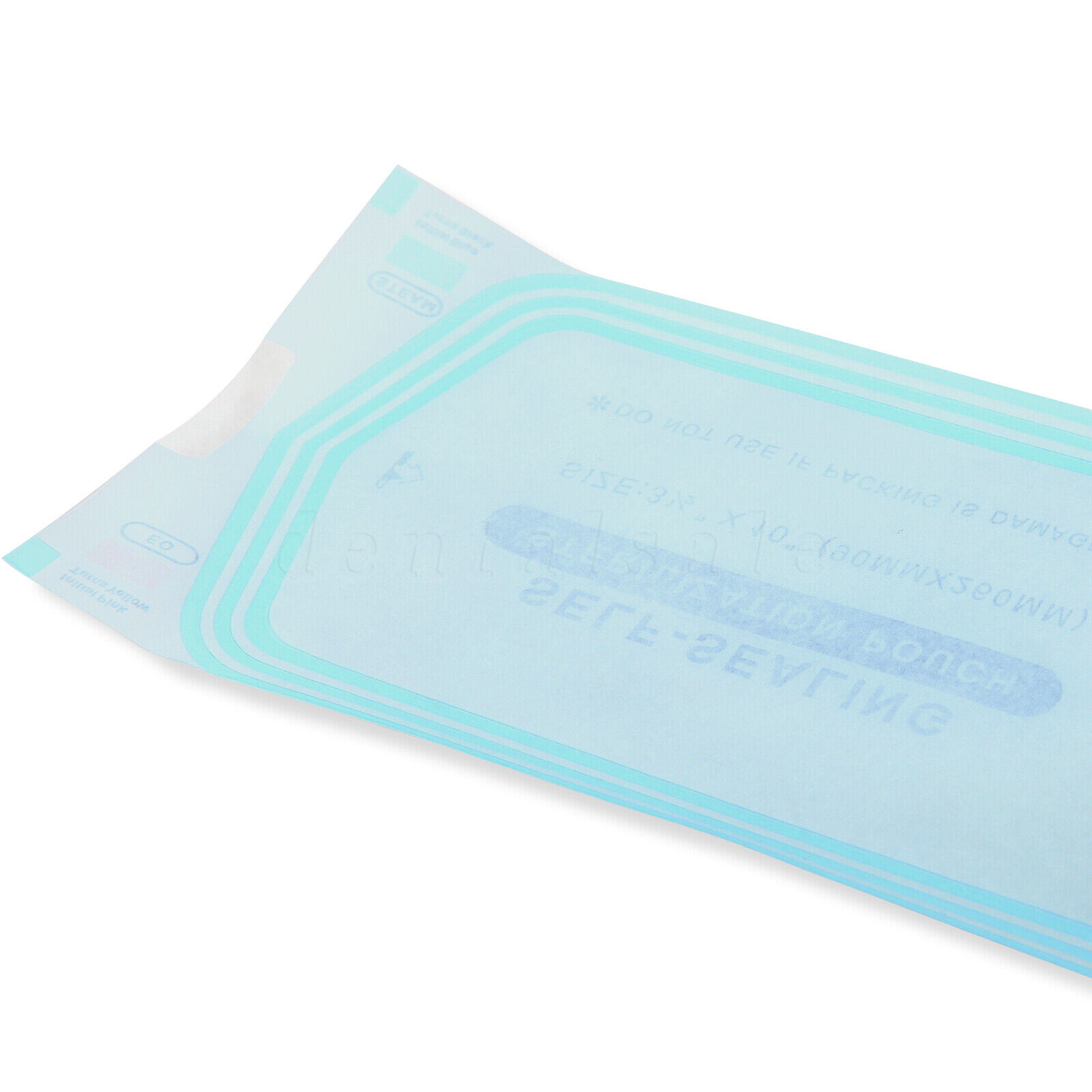 1000 Self-Sealing Sterilization Pouch, 3.5″ x 10″, Paper/Blue Film (5 Boxes)