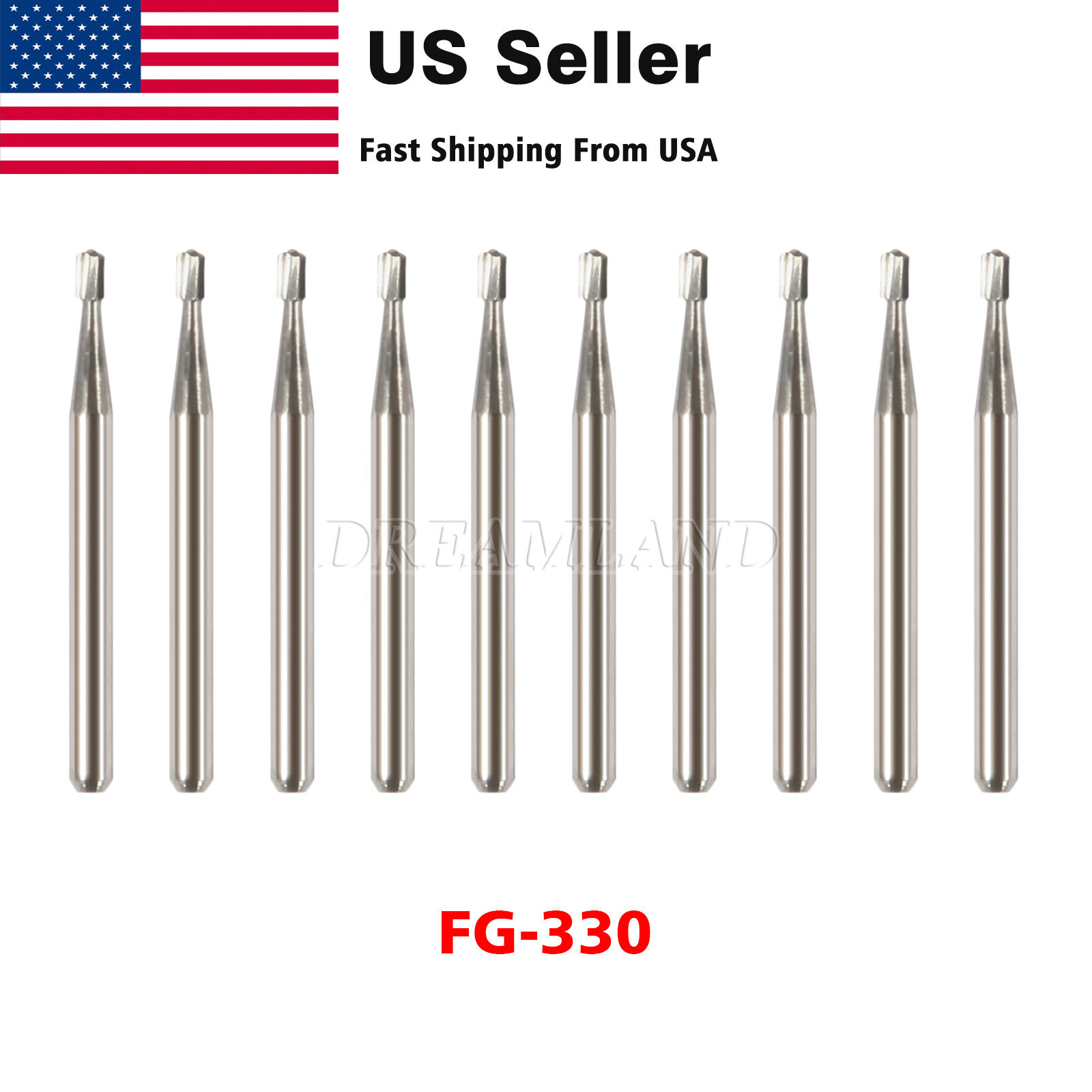 Dental Burs FG1-5 7901 7406 High Speed Round Tungsten Carbide Burr Friction Grip