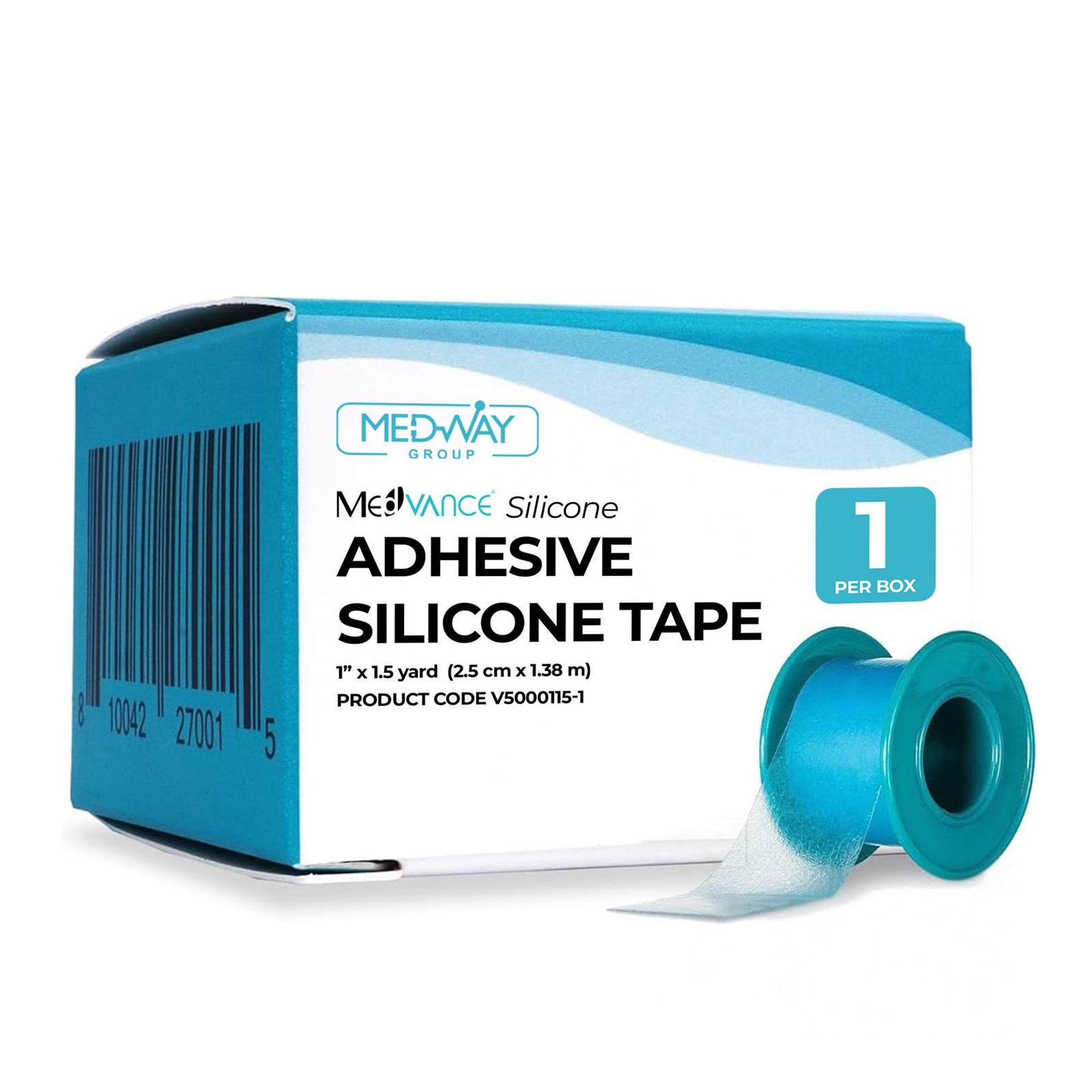 MedVance Silicone Tape Medical, Perforated Surgical 54 Inch- 1 Pack, 1 Pack